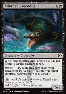 Tarkir Dragonstorm 0069 Adorned Crocodile