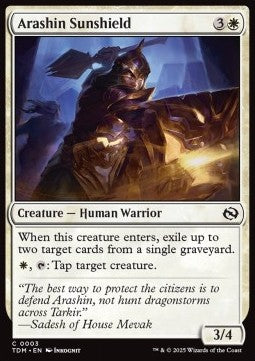 Tarkir Dragonstorm 0003 Arashin Sunshield