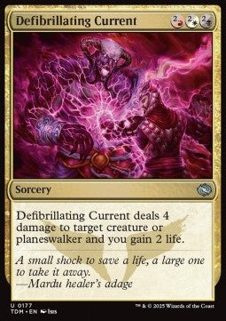 Tarkir Dragonstorm 0177 Defibrillating Current