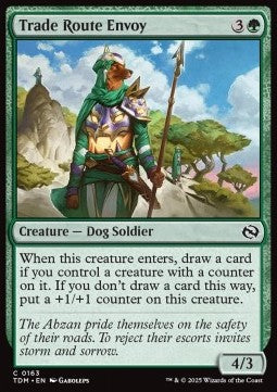 Tarkir Dragonstorm 0163 Trade Route Envoy