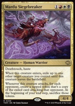 Tarkir Dragonstorm 0206 Mardu Siegebreaker (Foil)