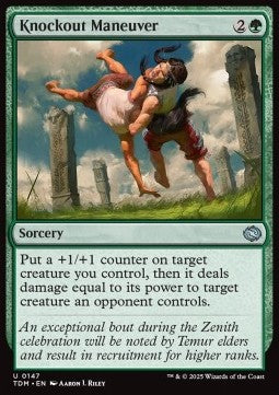 Tarkir Dragonstorm 0147 Knockout Maneuver