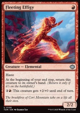 Tarkir Dragonstorm 0108 Fleeting Effigy (Foil)