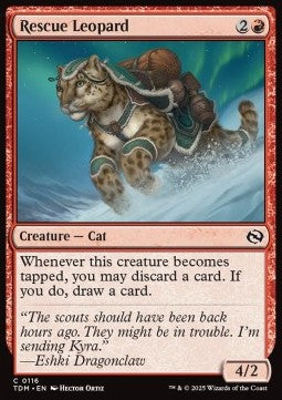 Tarkir Dragonstorm 0116 Rescue Leopard