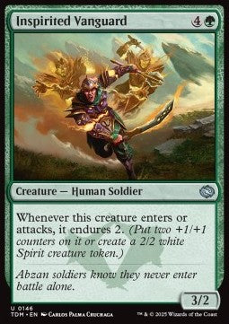 Tarkir Dragonstorm 0146 Inspirited Vanguard