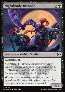 Tarkir Dragonstorm 0085 Nightblade Brigade