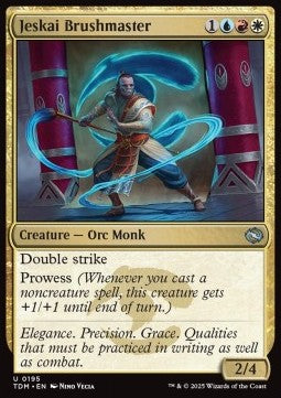 Tarkir Dragonstorm 0195 Jeskai Brushmaster