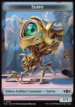 Warrior 0013 - Servo 0031 Tarkir Dragonstorm Token