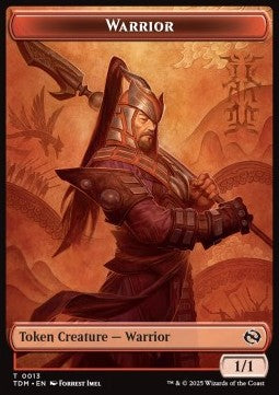 Warrior 0013 - Dragon 0011 Tarkir Dragonstorm Token