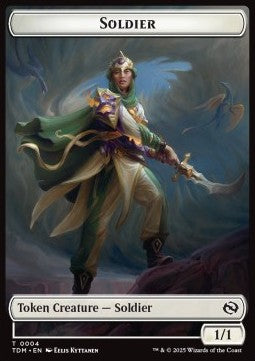 Soldier 0004 - Soldier 0005 Tarkir Dragonstorm Token