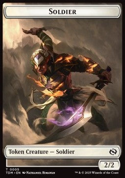 Soldier 0004 - Soldier 0005 Tarkir Dragonstorm Token