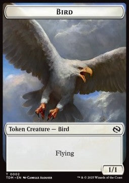 Bird 0002 - Monk 0003 Tarkir Dragonstorm Token