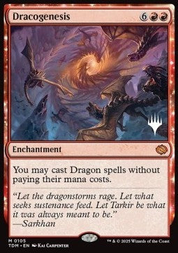 Tarkir Dragonstorm 0105 Dracogenesis (Silver Stamped)