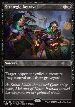 Tarkir Dragonstorm 0422 Strategic Betrayal (Promo)