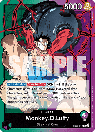 Anime 25th Collection EB02-010 Monkey.D.Luffy