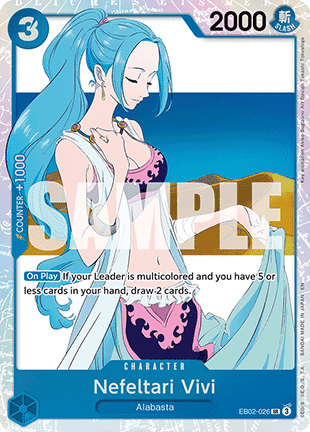 Anime 25th Collection EB02-026 Nefeltari Vivi (Foil)