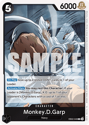 Anime 25th Collection EB02-049 Monkey.D.Garp (Foil)