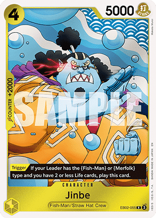 Anime 25th Collection EB02-055 Jinbe (Foil)