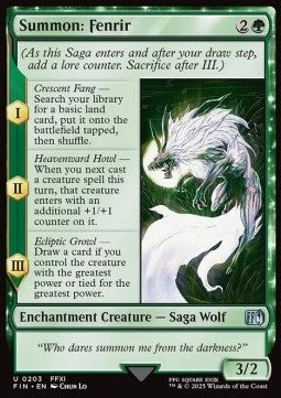 Final Fantasy 0203 Summon: Fenrir