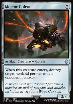 Final Fantasy Commander 0351 Meteor Golem