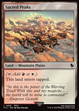 Final Fantasy Commander 0418 Sacred Peaks