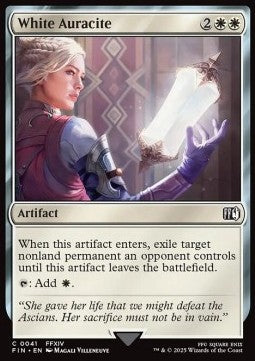 Final Fantasy 0041 White Auracite (Foil)