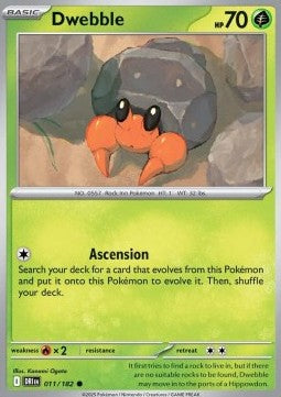 Destined Rivals 011/182 Dwebble