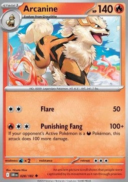 Destined Rivals 028/182 Arcanine