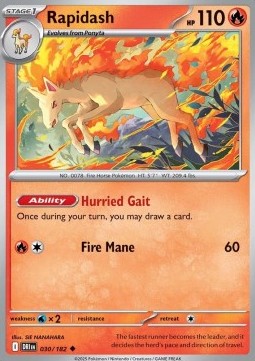 Destined Rivals 030/182 Rapidash