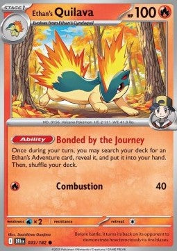 Destined Rivals 033/182 Ethan's Quilava
