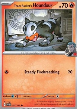 Destined Rivals 037/182 Team Rocket's Houndour