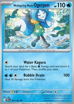 Destined Rivals 067/182 Wellspring Mask Ogerpon