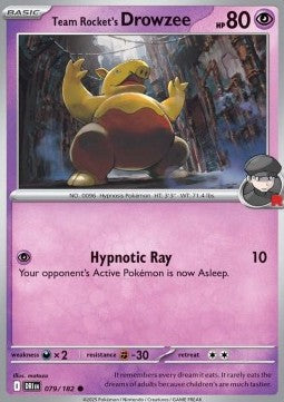 Destined Rivals 079/182 Team Rocket's Drowzee