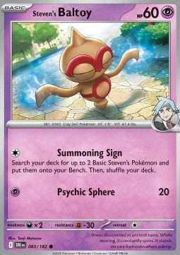 Destined Rivals 083/182 Steven's Baltoy