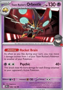 Destined Rivals 089/182 Team Rocket's Orbeetle