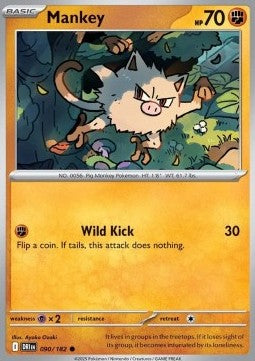 Destined Rivals 090/182 Mankey