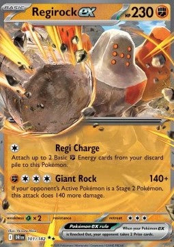 Destined Rivals 101/182 Regirock ex