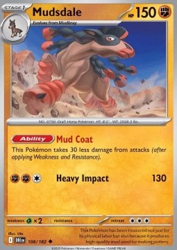 Destined Rivals 108/182 Mudsdale