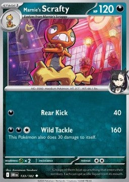 Destined Rivals 133/182 Marnie's Scrafty