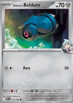 Destined Rivals 143/182 Steven's Beldum
