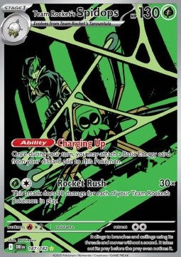 Destined Rivals 187/182 Team Rocket's Spidops