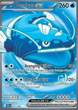 Destined Rivals 211/182 Dondozo ex