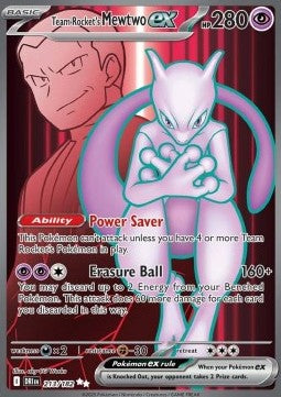 Destined Rivals 213/182 Team Rocket's Mewtwo ex