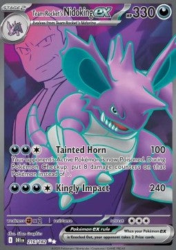 Destined Rivals 216/182 Team Rocket's Nidoking ex