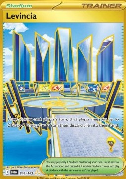 Destined Rivals 244/182 Levincia (Gold Secret Rare)