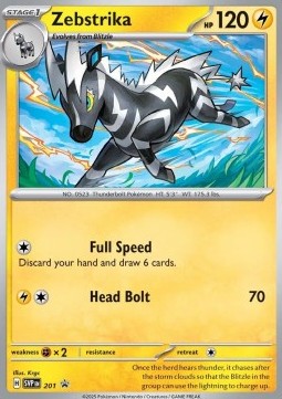 Scarlet & Violet Promo SVP201 Zebstrika (Holo)