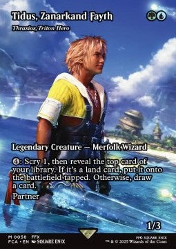 Final Fantasy Through the Ages 0058 Tidus, Zanarkand Fayth (Thrasios, Triton Hero)