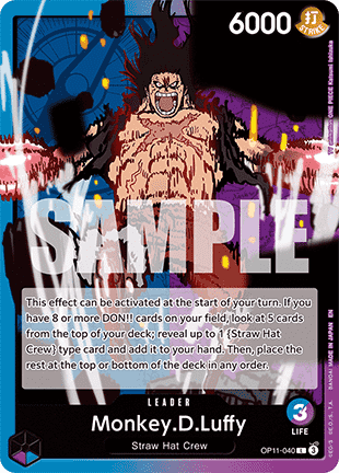 A Fist of Divine Speed OP11-040 Monkey.D.Luffy