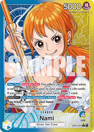 A Fist of Divine Speed OP11-041 Nami (Foil)