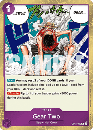 A Fist of Divine Speed OP11-080 Gear Two (Foil)